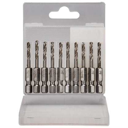Brocas Para Metal HSS - G 3.3mm Hex 1/4'' / 10 Pzas - Makita - Herram.cl