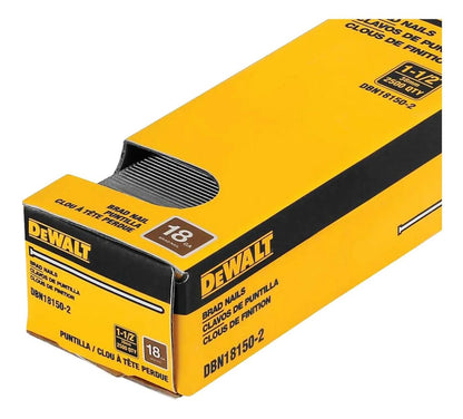 Caja De 2500 Clavos De Puntilla 18ga 1 - 1/2'' DBN18150 - 2 - DeWALT - Herram.cl