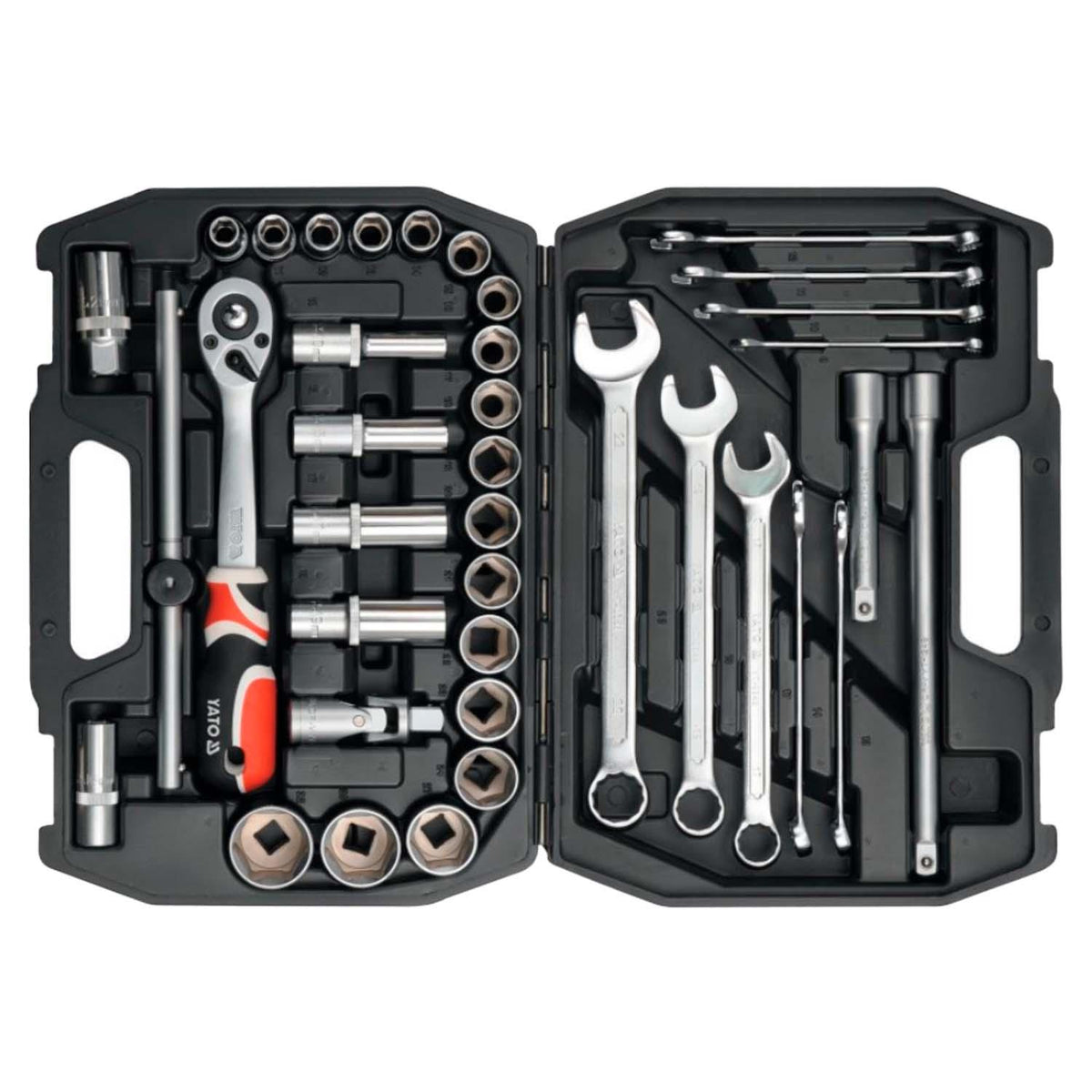 Juego de Dados y Herramientas 1/2'' 38 Pzas - Yato - Herram.cl