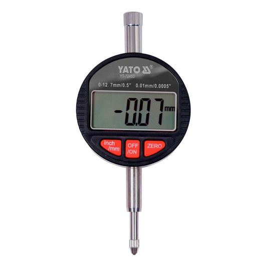 Reloj comparador digital Yato 0-12.7mm Alta Precisión LCD - Herram.cl