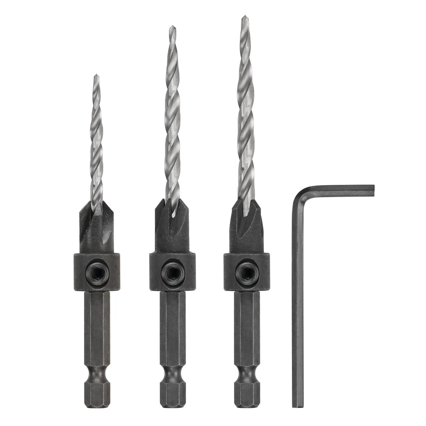 Juego De Brocas Avellanadoras  6, 8, 10 - 3 Pzas - DeWALT - Herram.cl