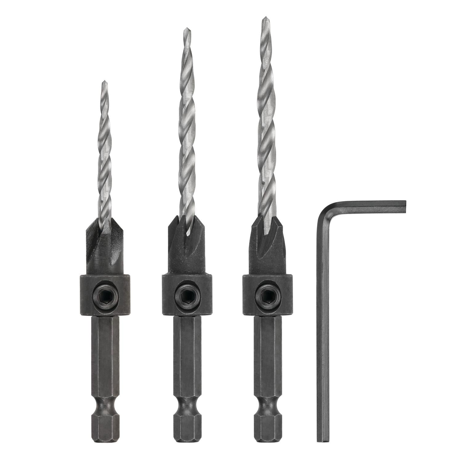 Juego De Brocas Avellanadoras  6, 8, 10 - 3 Pzas - DeWALT - Herram.cl