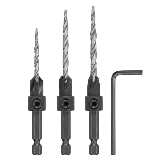 Juego De Brocas Avellanadoras  6, 8, 10 - 3 Pzas - DeWALT - Herram.cl