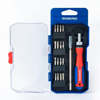 Juego Destornilladores De 18 Puntas Con Chicharra - Workpro - Herram.cl