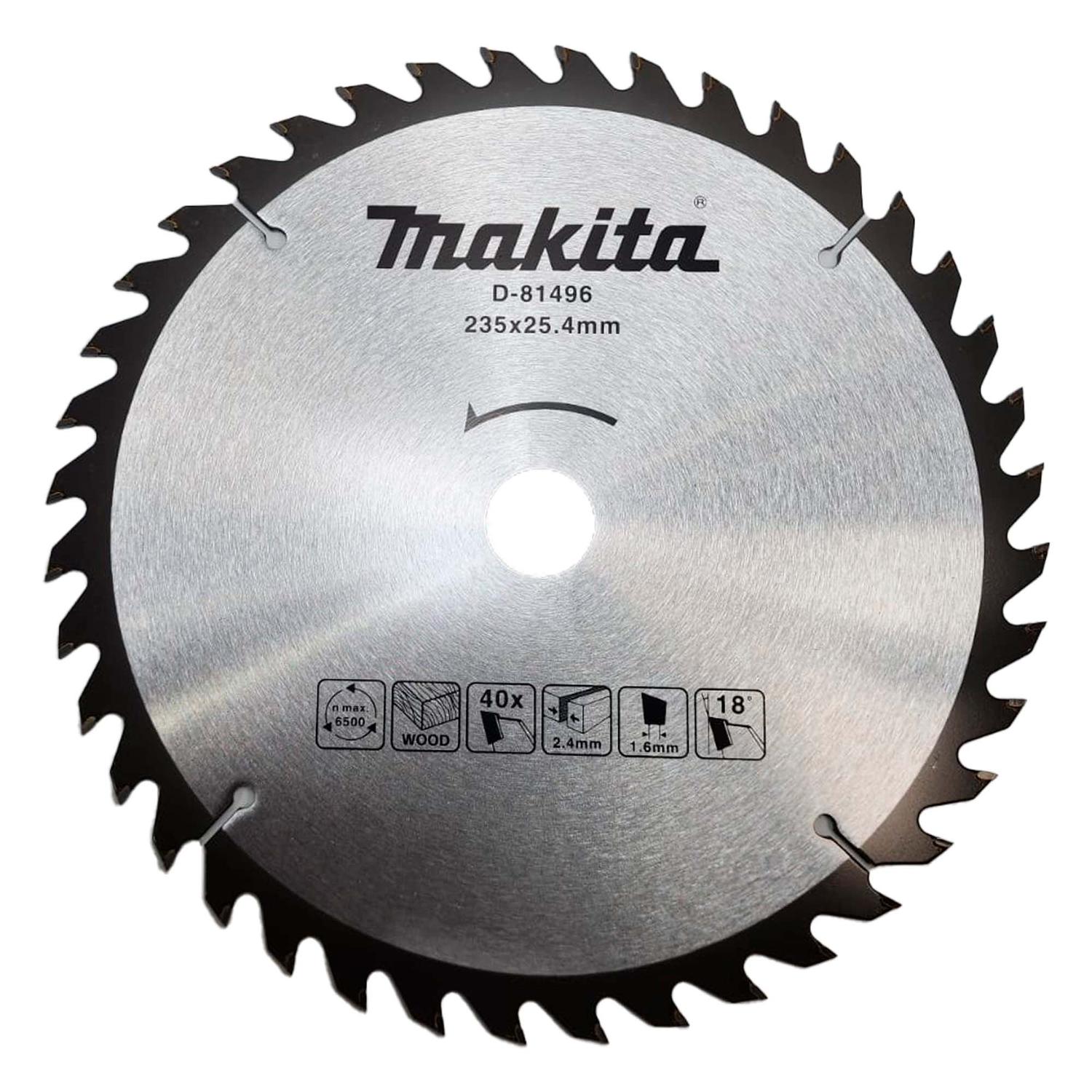 Disco de Sierra Circular 9 - 1/4''x1'' 40 D Madera - Makita - Herram.cl