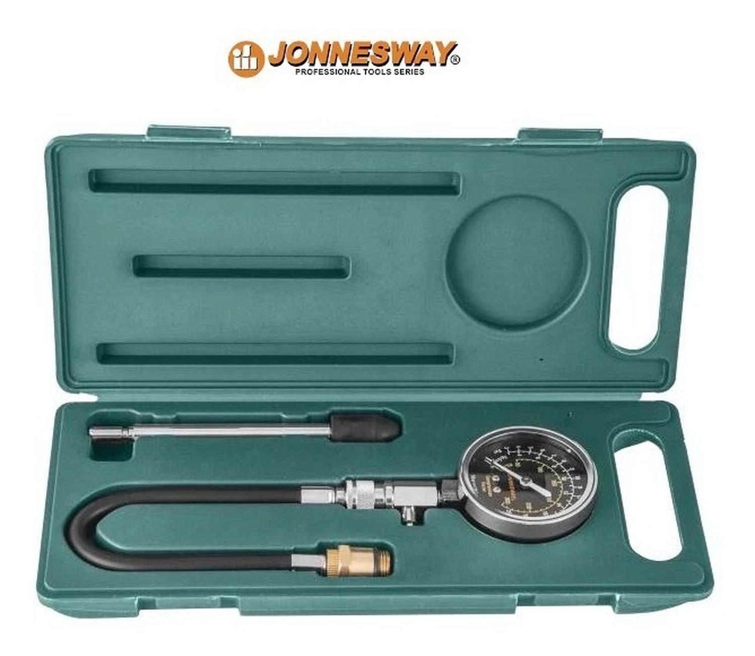 Compresimetro Con Flexible 50 - 300 Psi - JonnesWay - Herram.cl