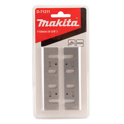 Par Cuchillas De Cepillado HSS 110x29x3mm / 1911B - Makita - Herram.cl