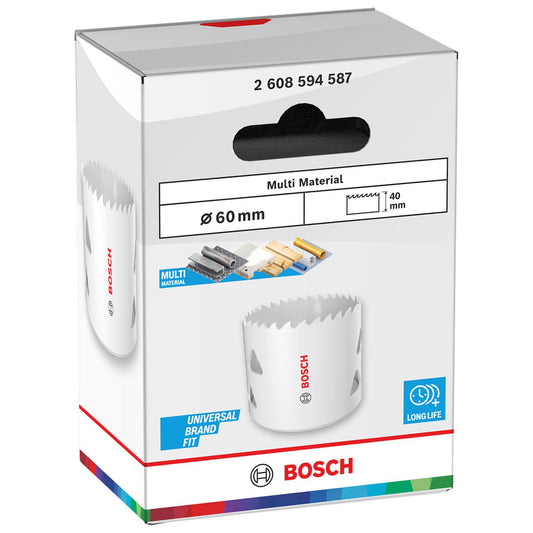 Sierra Copa BI-Metal Bosch Multi Material Ø 60mm (2-3/4'') - Herram.cl