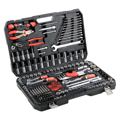 Juego de dados 1/4'';3/8'';1/2'' y herramientas 225 Pzs Yato - Herram.cl