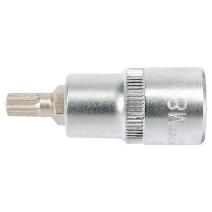Dado Punta Spline M8 1/2'' 55mm Yato YT-04342 - Herram.cl