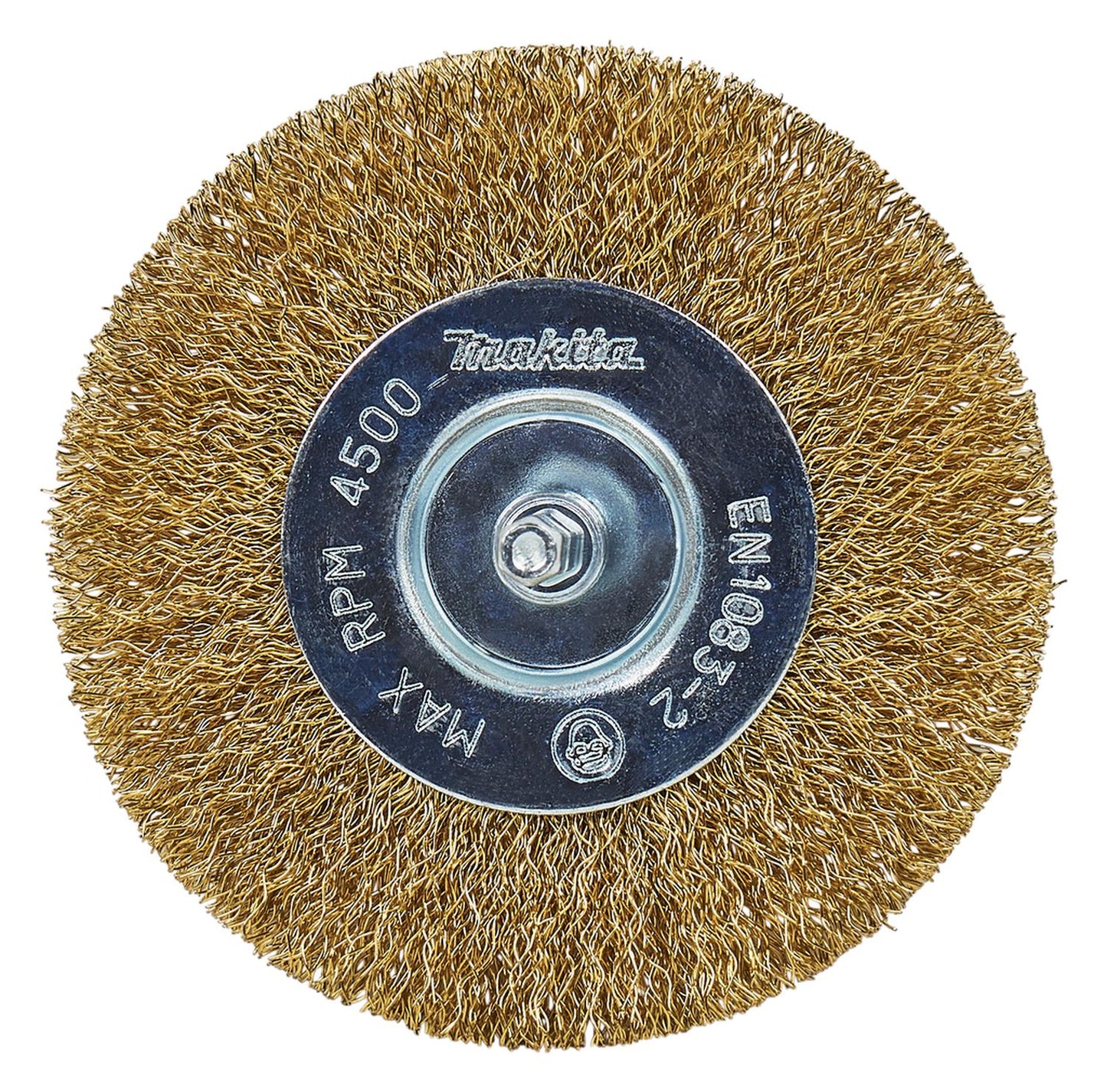 Grata Circular Latón Ondulado 100mm (4'') Toma 1/4'' - Makita - Herram.cl
