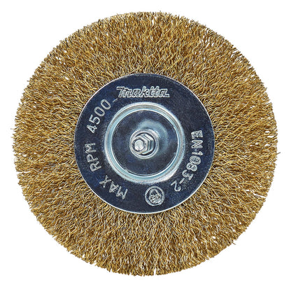 Grata Circular Latón Ondulado 100mm (4'') Toma 1/4'' - Makita - Herram.cl