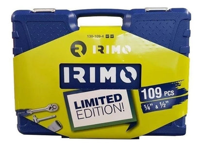 Juego De Dados Irimo De 1/4'' Y 1/2'' 109 Pzas. - 130 - 109 - 4 - Herram.cl