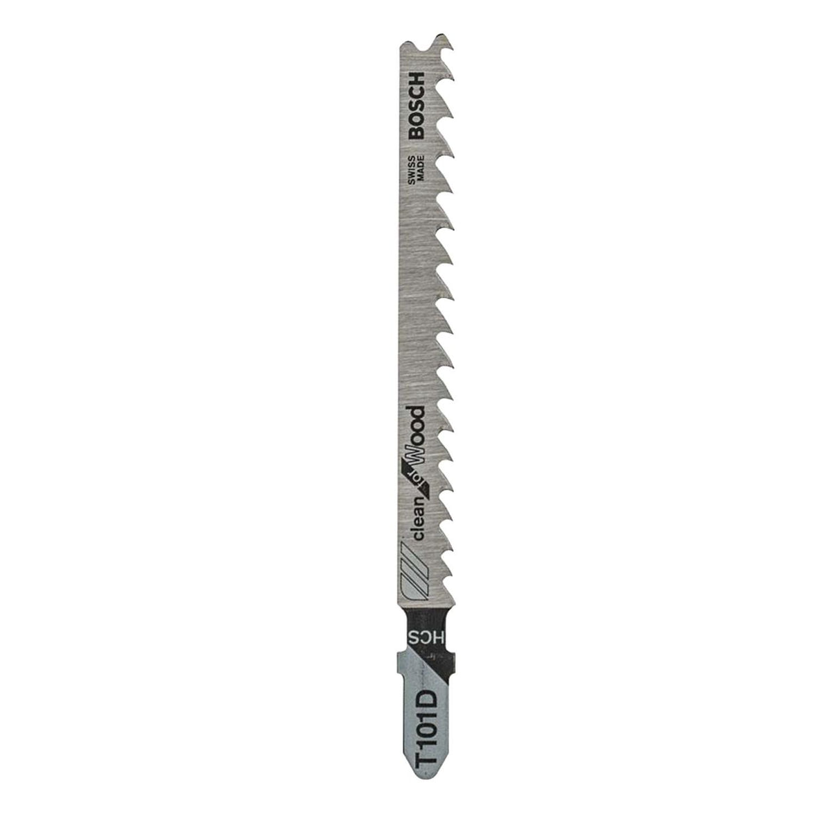 Hoja Caladora Bosch T101D Clean for Wood Madera Recta 5 Pzs - Herram.cl