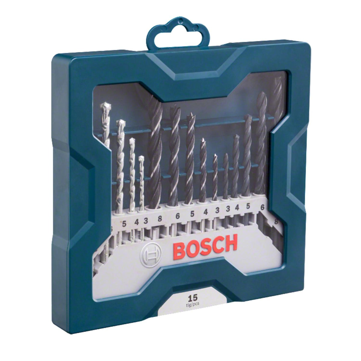 Set 15 Brocas Bosch Mini X-Line Metal Madera Concreto 3-8mm - Herram.cl