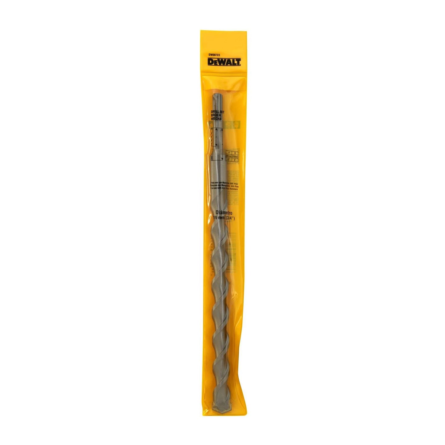 Broca SDS - Plus 19x250x300mm - DeWALT - Herram.cl