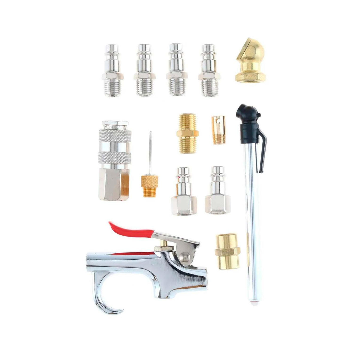 Set 14 Pzs Accesorios INDURA 1023802 Compresor Neumática - Herram.cl
