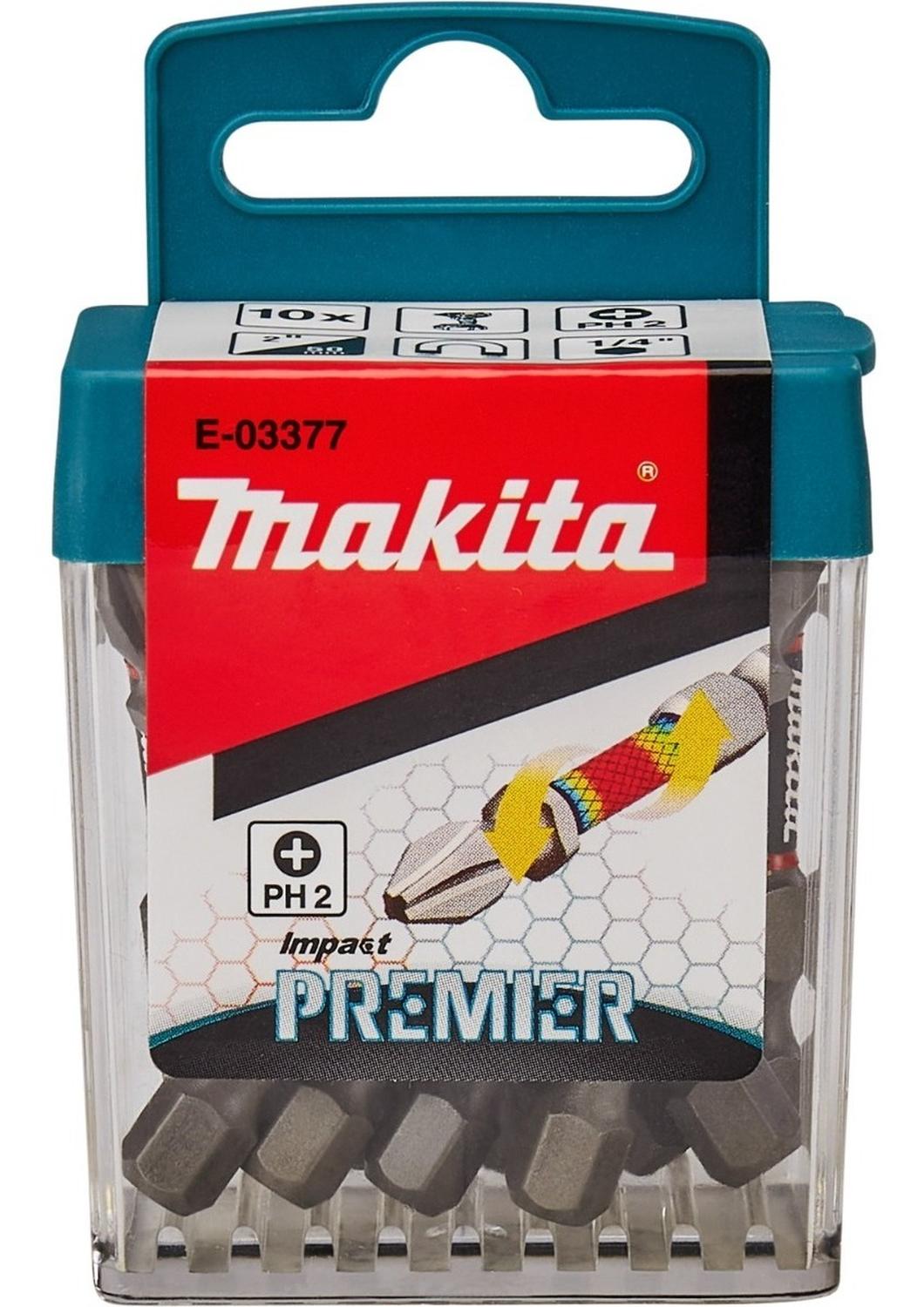 Set Punta De Torsion Flip Top (c - form) Makita Ph2 - 50mm 10pcs - Herram.cl