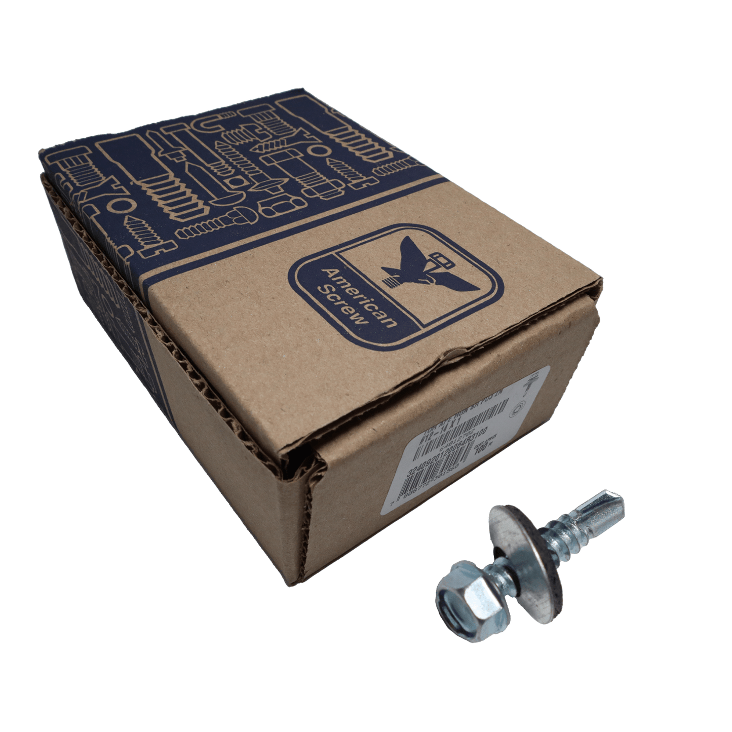 Tornillo Autoperforante 12 - 14X1''100uds.American ScreW - Herram.cl