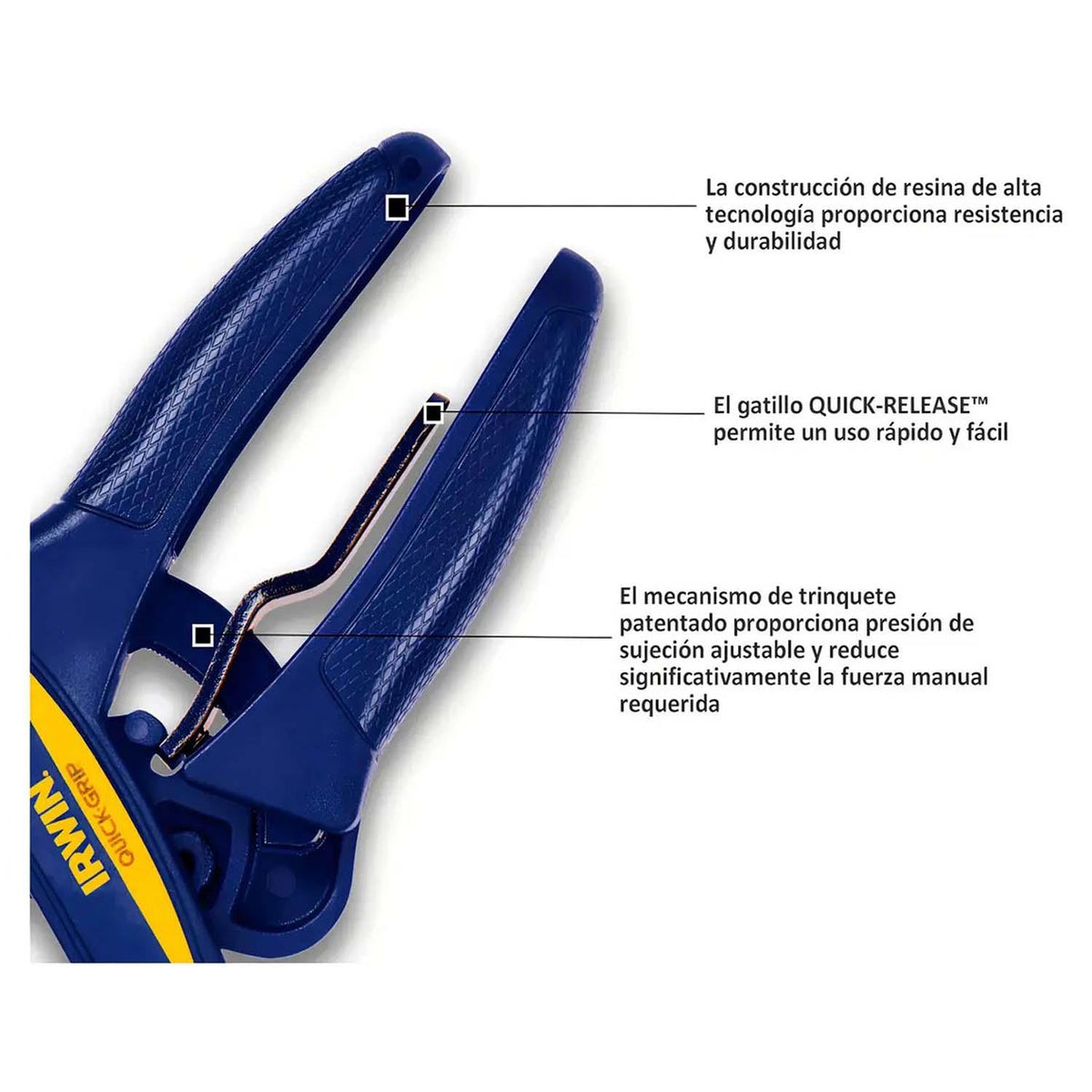 Prensa de Mano Irwin 2'' (50mm) Quick Grip 59200CD - Herram.cl