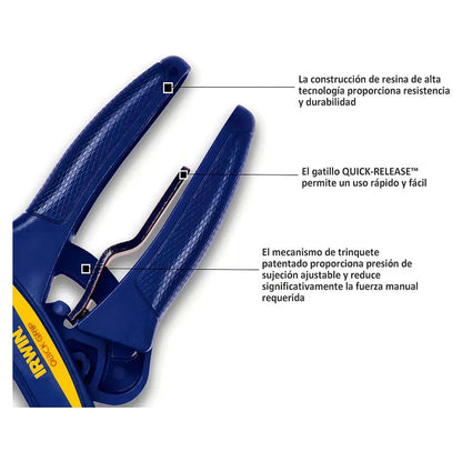 Prensa de Mano Irwin 2'' (50mm) Quick Grip 59200CD - Herram.cl