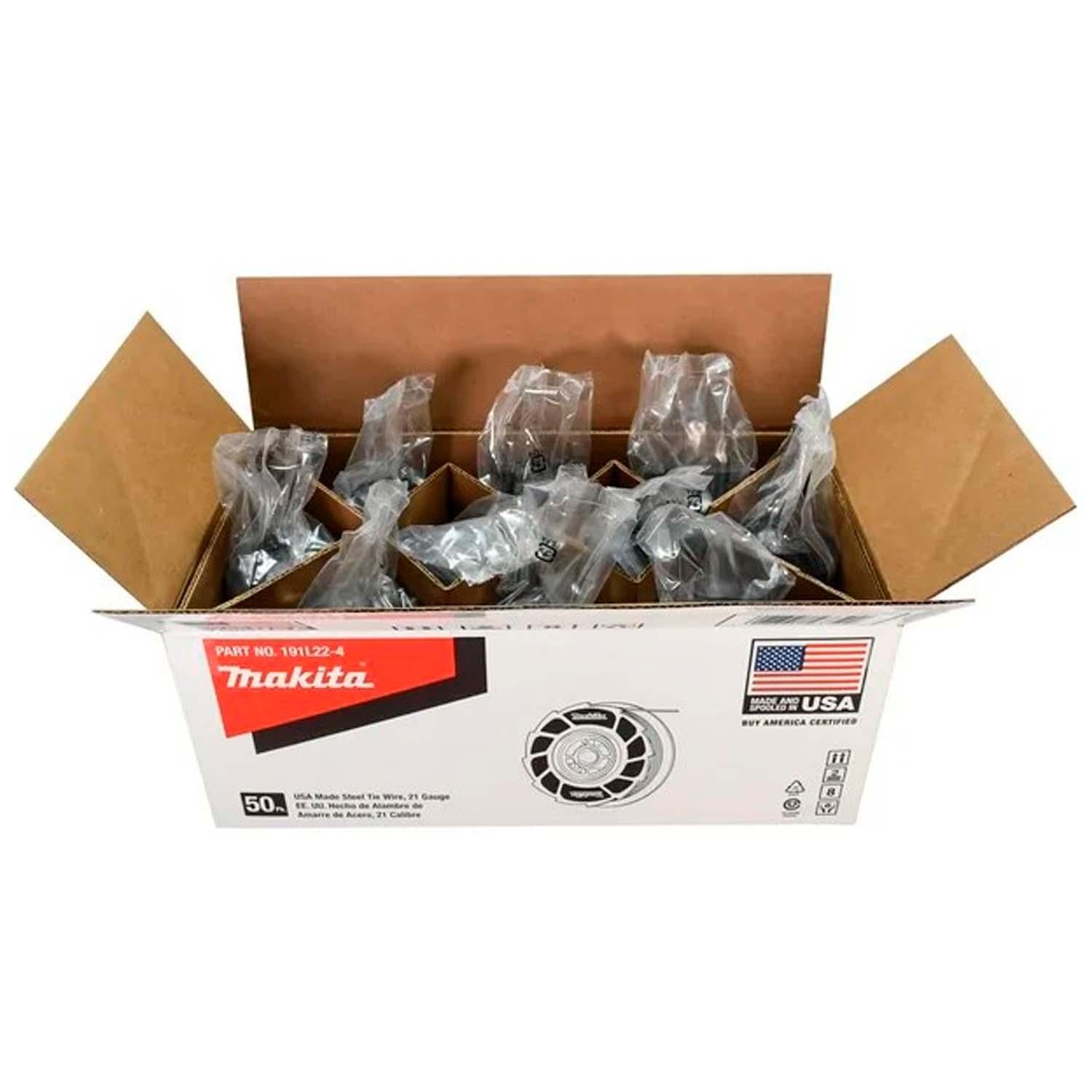 Pack 50 Rollos de Alambre 0,8mmx110m DTR180/DTR181 - Makita - Herram.cl