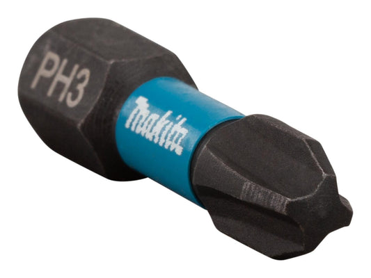 2 Puntas Impact Black PH3 25mm - Makita - Herram.cl