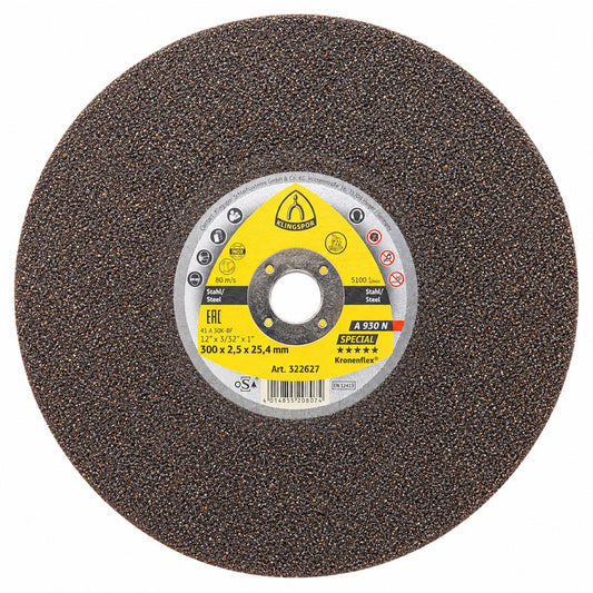 Disco Corte Metal 12'' 300x2,5mm Klingspor 322627 - Herram.cl
