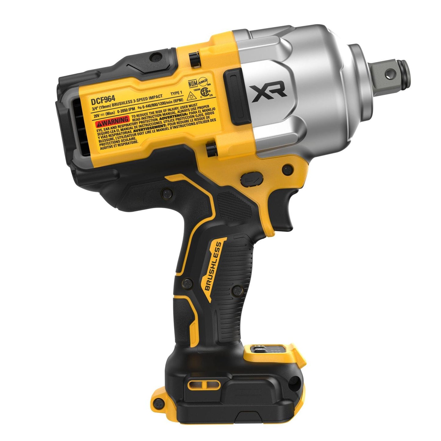 Llave de Impacto 20V 3/4'' 2.576 Nm + 1 Bat 4.0 Ah - DeWALT - Herram.cl