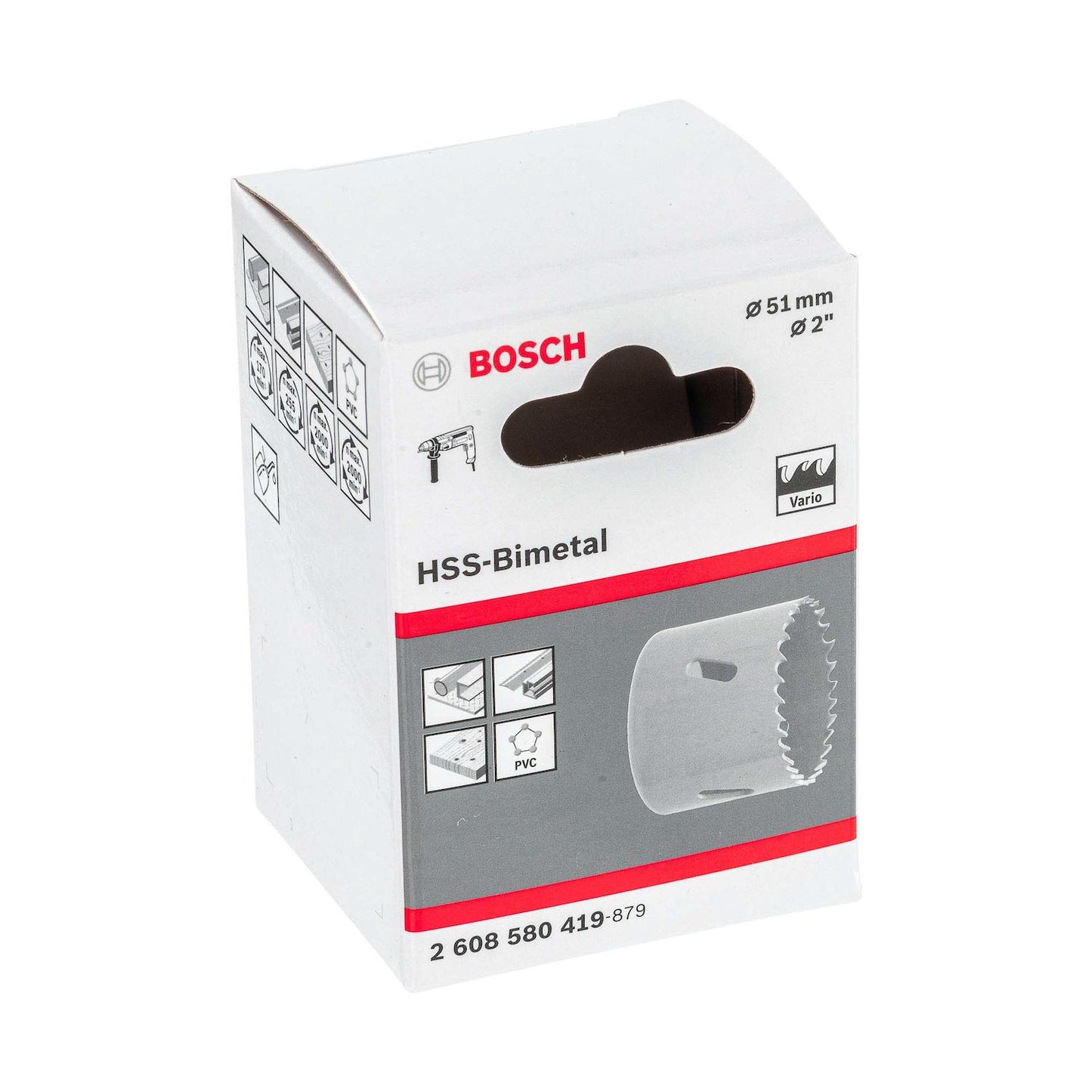 Sierra Copa HSS - Bimetálica 51mm (2'') CJ - Bosch - Herram.cl