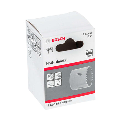 Sierra Copa HSS - Bimetálica 51mm (2'') CJ - Bosch - Herram.cl