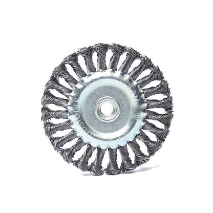 Grata Circular Plana Acero Trenzada 5''x0,5mm / M14 - Uyustools - Herram.cl
