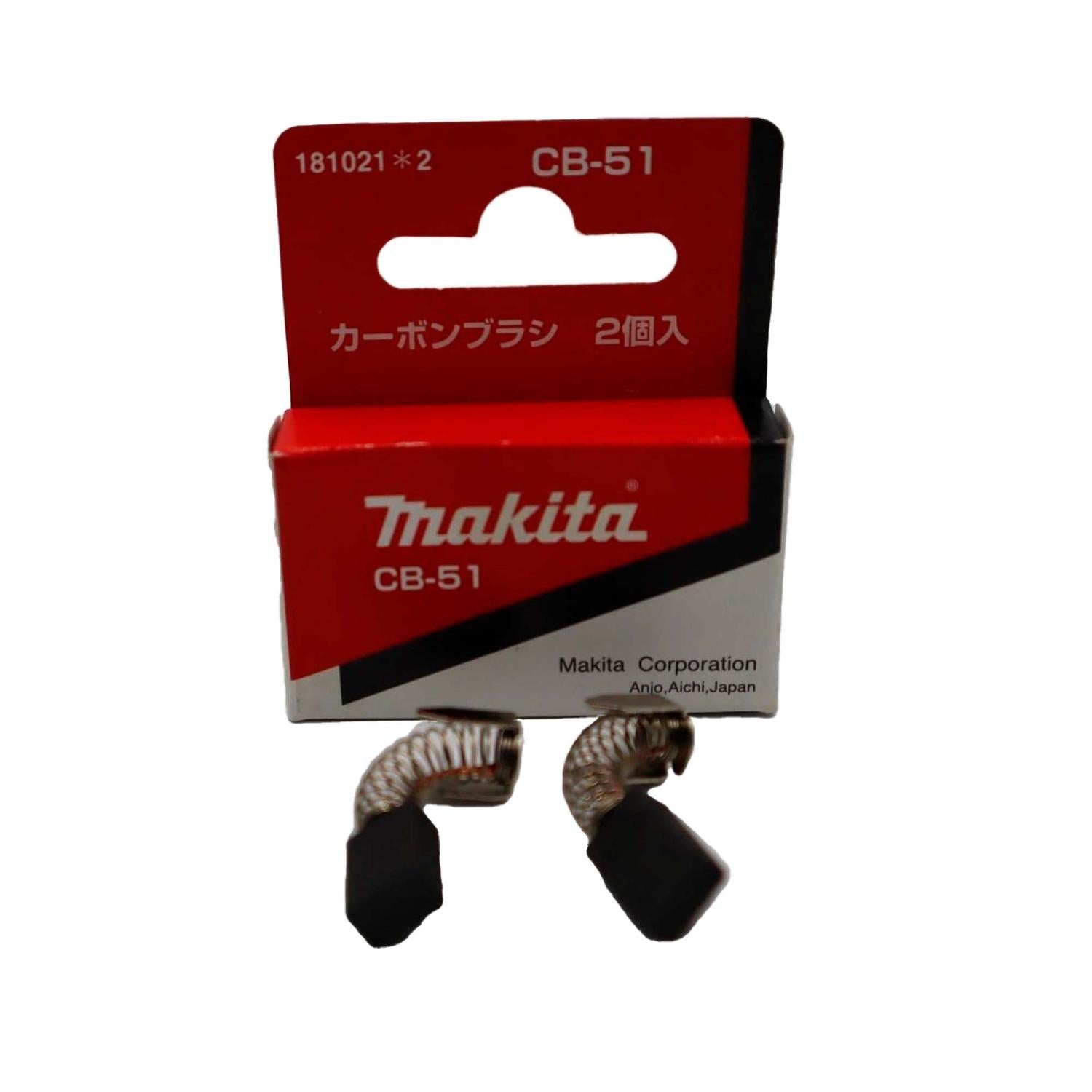 Carbón Makita Cb - 51 Cod. 181021 - 2 / P1902 - 3700b - 613br - Herram.cl