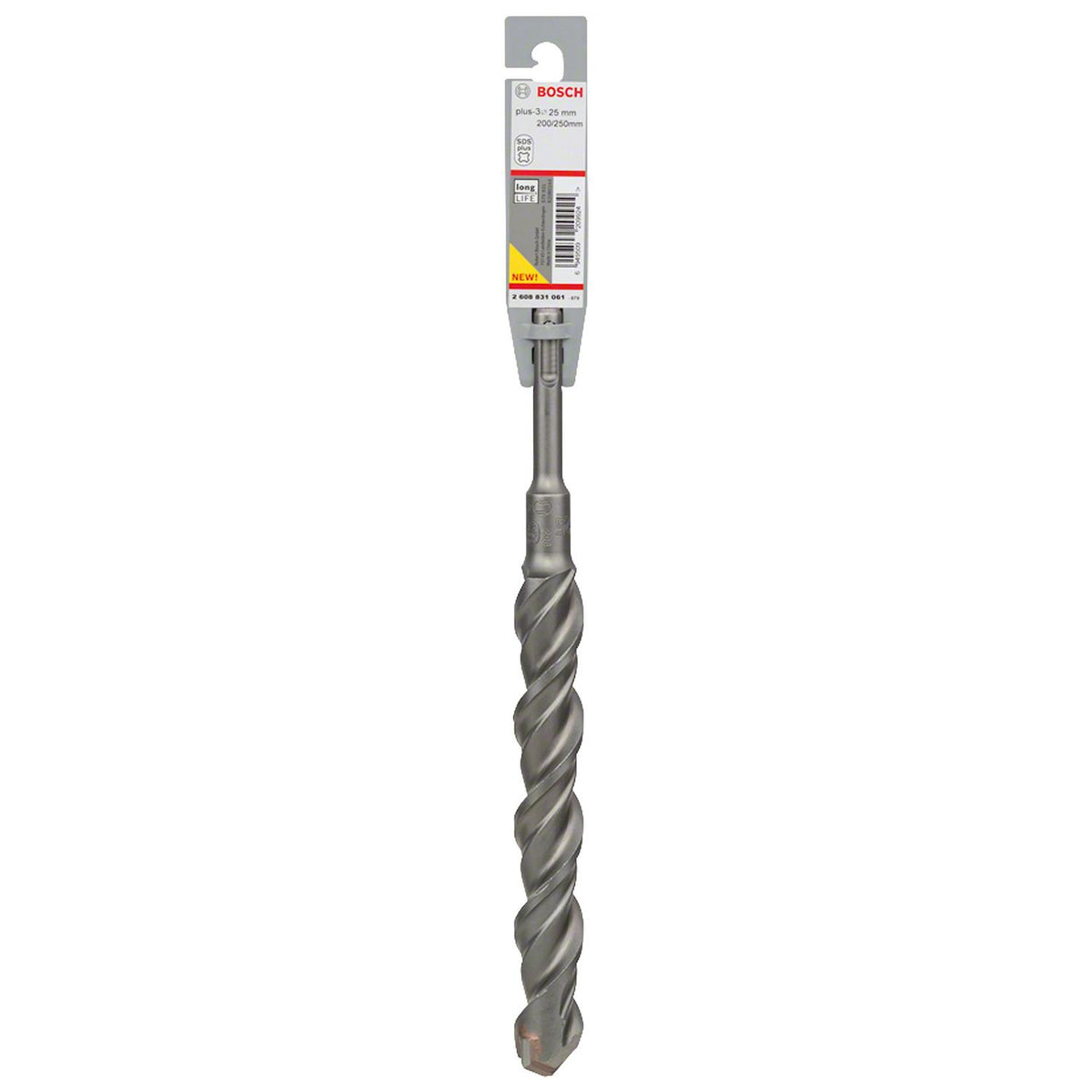 Broca Hormigón Bosch SDS-Plus-3 Ø 25x250mm - Herram.cl