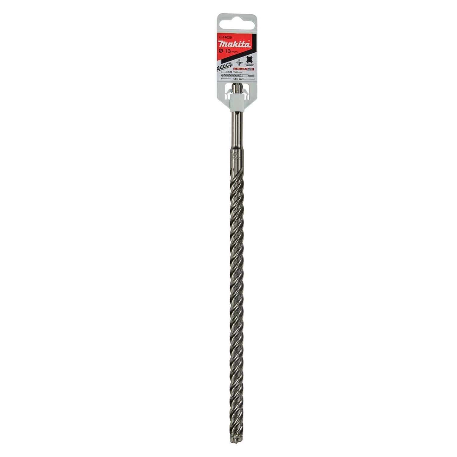Broca SDS - Plus Nemesis II 13x260x315mm (4 Filos) - Makita - Herram.cl