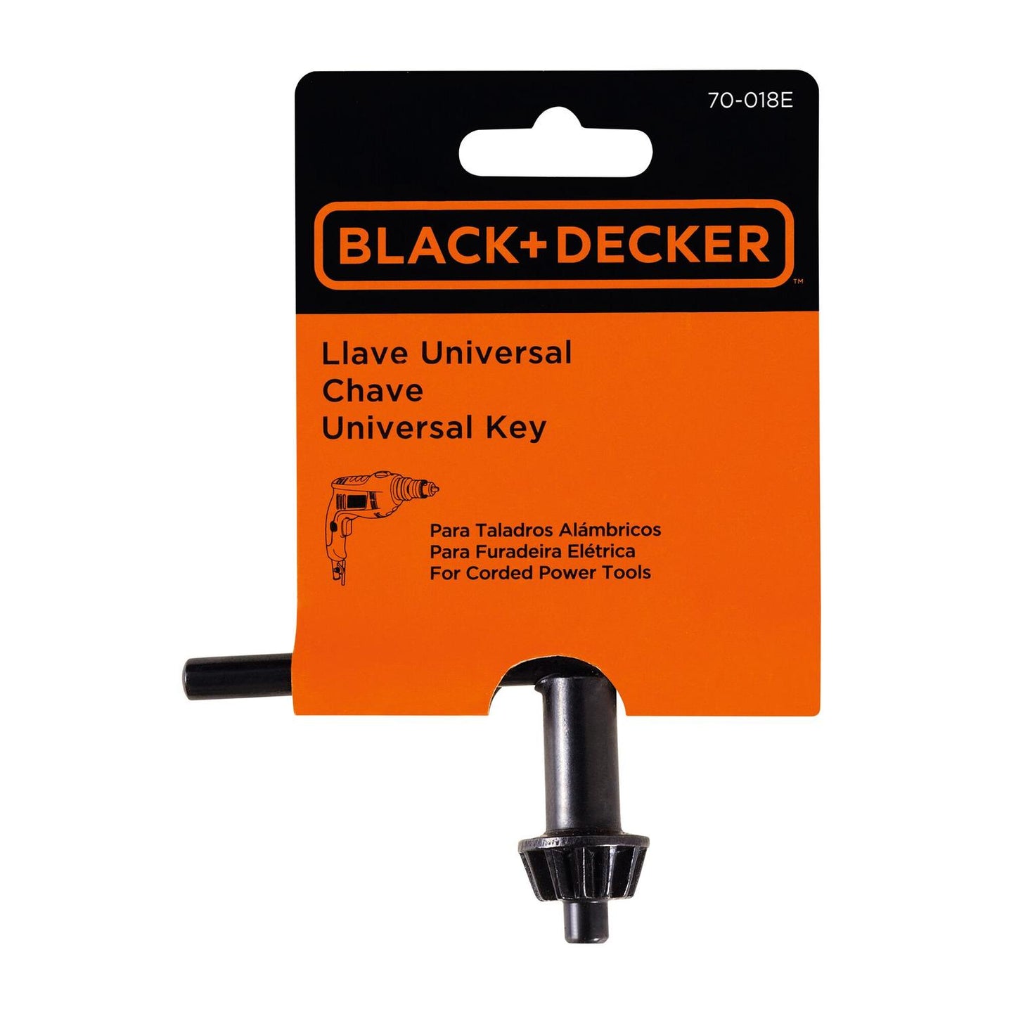 Llave Para Mandril Universal - Black+Decker - Herram.cl