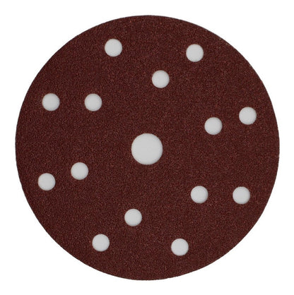 Pack 10 Discos Lija Con Velcro 150mm (6'') G60 - Makita - Herram.cl