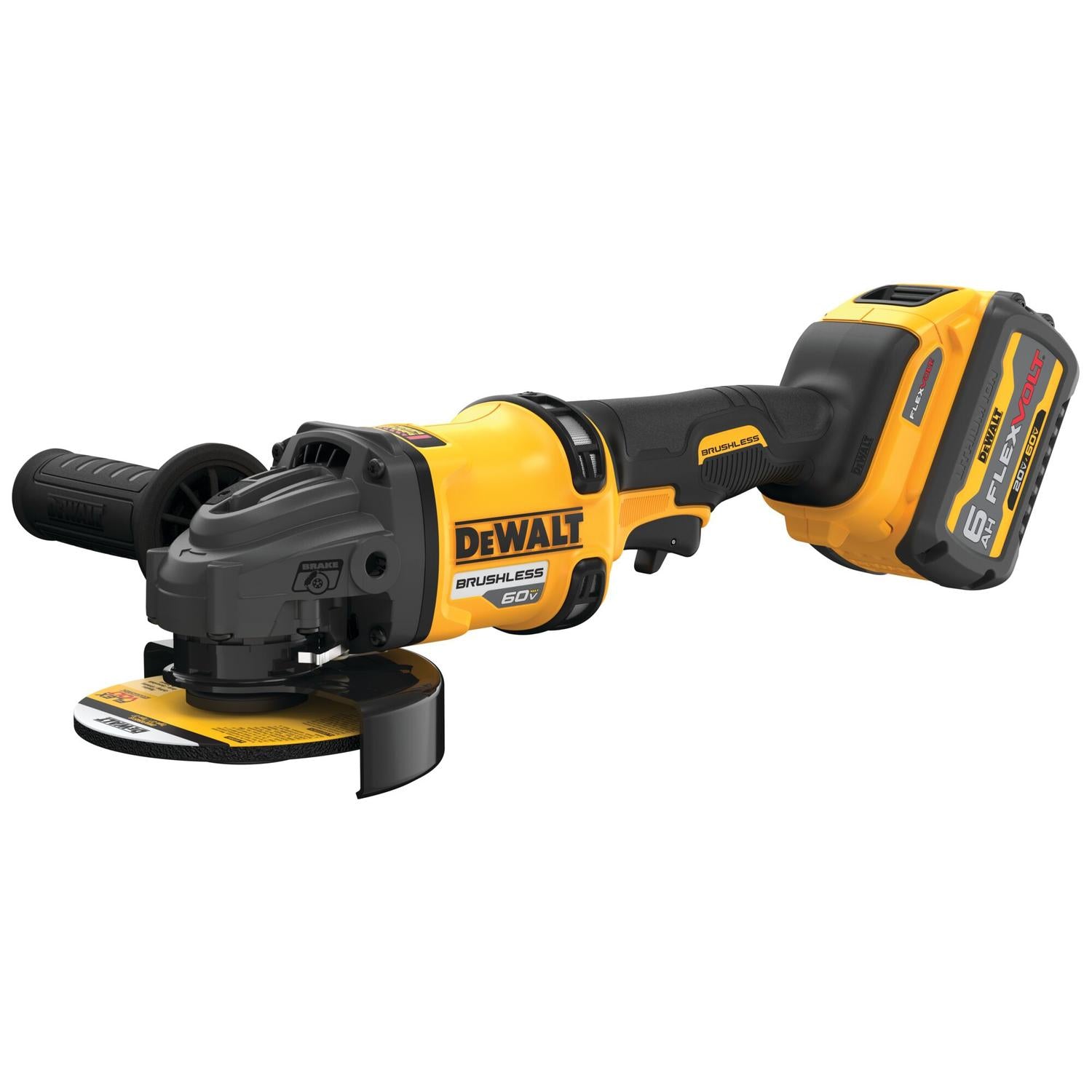 Kit Esmeril angular 4 - 1/2'' 60V Max. 2 Bat. 6Ah - DeWALT - Herram.cl