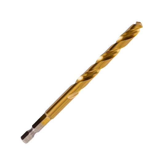 Broca Metal HSS - Tin 8x115mm (Toma Hex. 1/4'') - Makita - Herram.cl