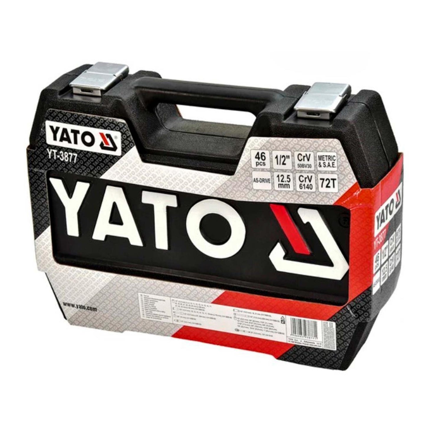 Juego De Dados 1/2'' Con Chicharra 46 Pzas - Yato - Herram.cl