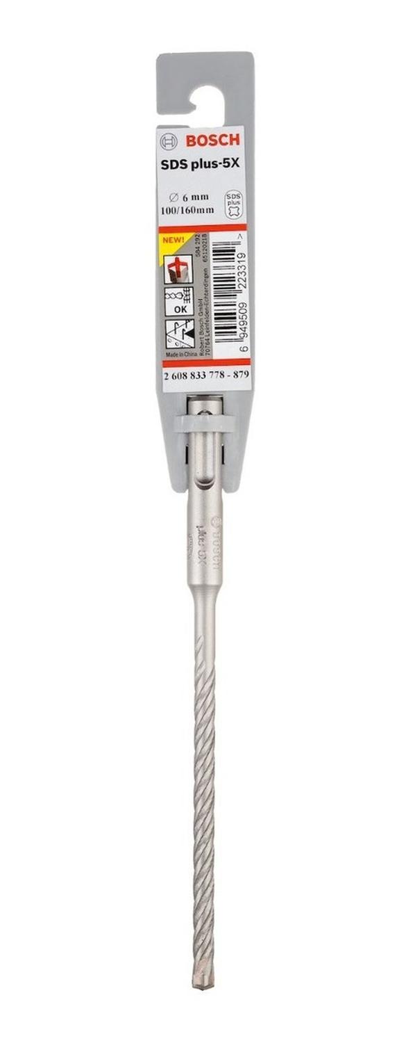 Broca SDS Plus - 5x 6x100x160mm Bosch - 2608.833.778 - 000 - Herram.cl