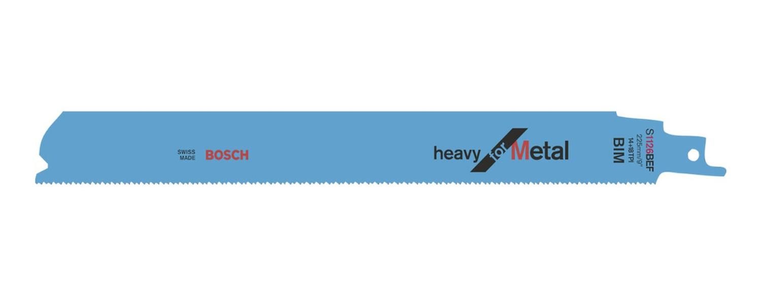 5 Hojas De Sierra Sable 225mm S1126bef Heavy For Metal Bosch - Herram.cl