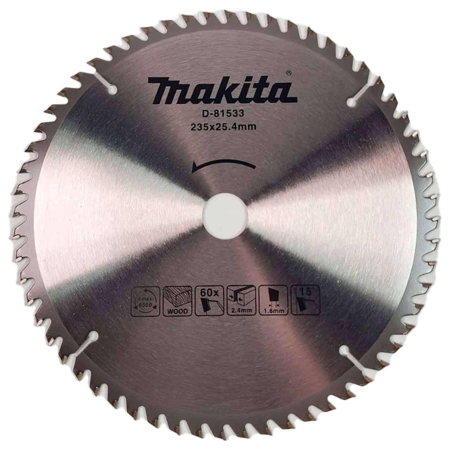 Disco de Sierra Circular 9 - 1/4''x1'' 60 D Madera - Makita - Herram.cl