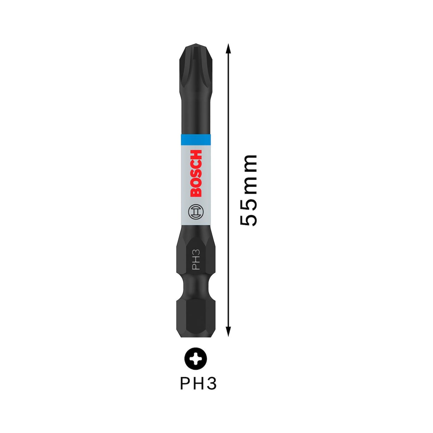 Puntas PRO Impact PH3x55mm 2 Pzas - Bosch - Herram.cl