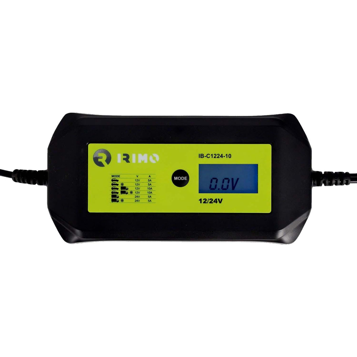 Cargador Mantenedor Irimo Dual 12V/24V Automático 10A/5A - Herram.cl