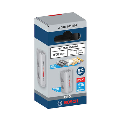 Sierra Copa PRO Bosch Multi Material 8% Co Ø32mm (1-1/4'') - Herram.cl