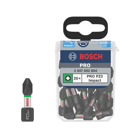 Puntas PRO Impact PZ2x25mm 25 Pzas - Bosch - Herram.cl