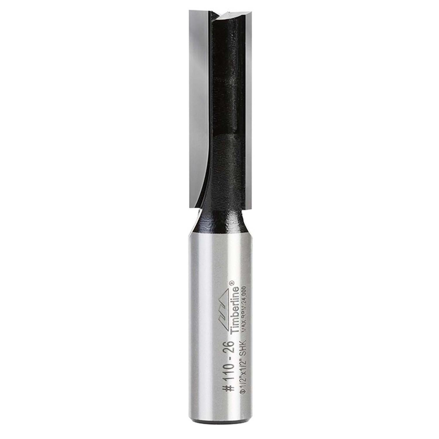Fresa Recta 2 Filos 1/2''x1 - 1/2'' Toma 1/2'' - Timberline - Herram.cl