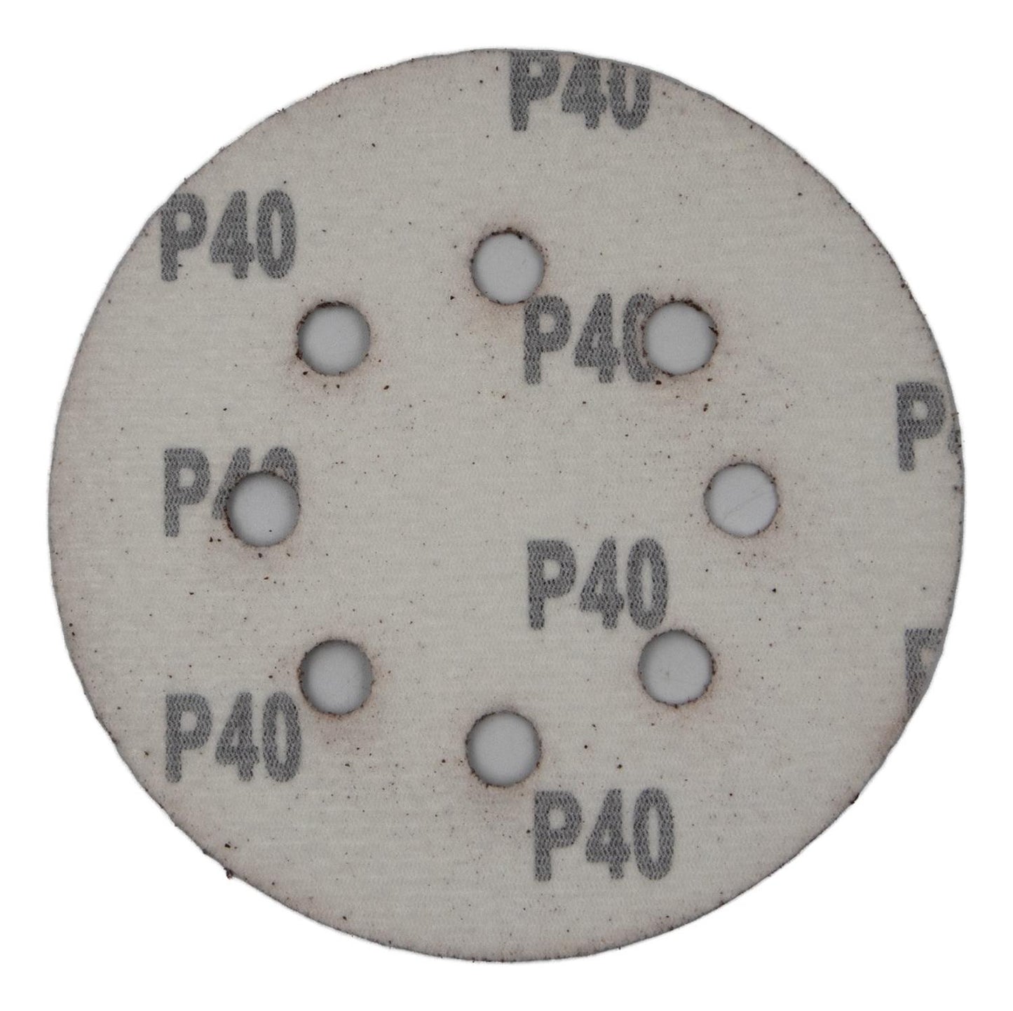 Pack 5 Discos De Lija Con Velcro 5'' (125mm) G40 - Nexxo - Herram.cl