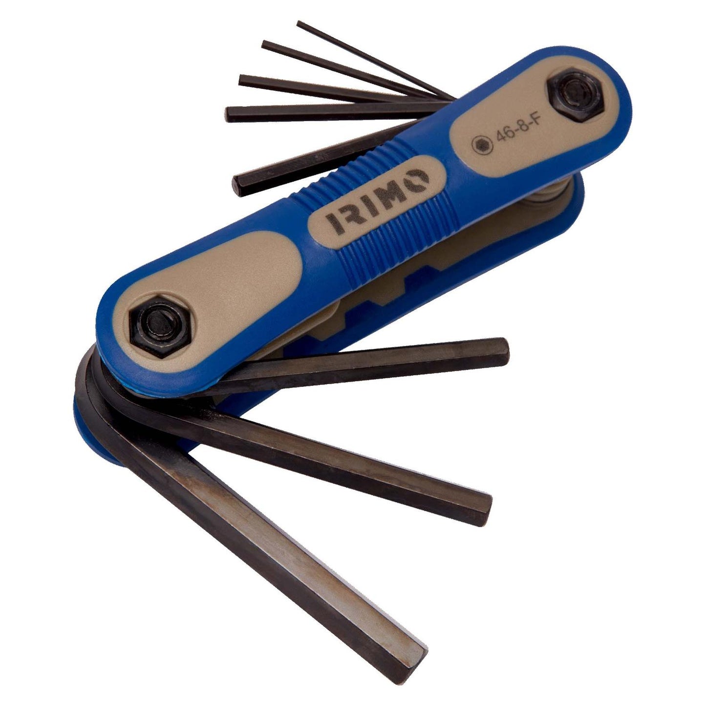 Juego de llaves tipo allen pavonadas Hex 8 Pzas - Irimo - Herram.cl